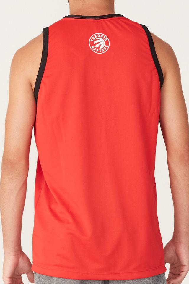 Regata-NBA-Casual-Toronto-Raptors-Basketball-Vermelha