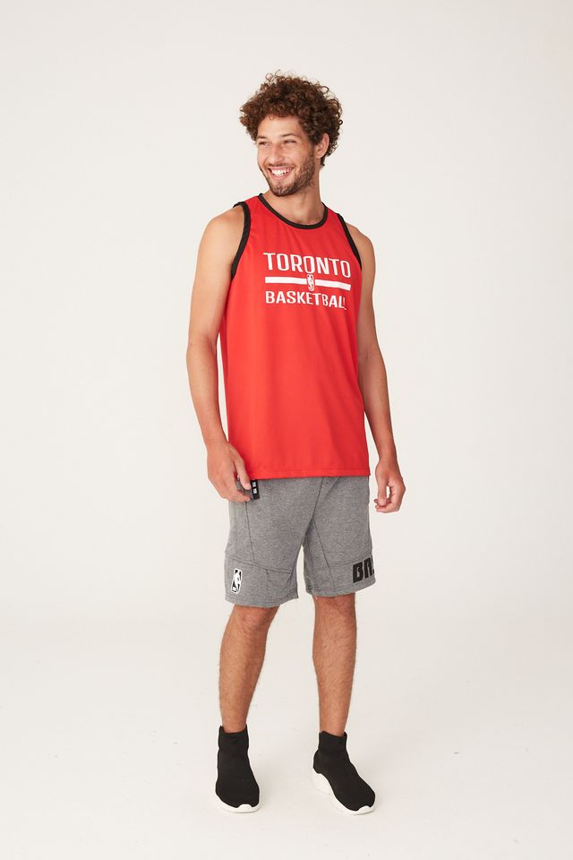 Regata-NBA-Casual-Toronto-Raptors-Basketball-Vermelha
