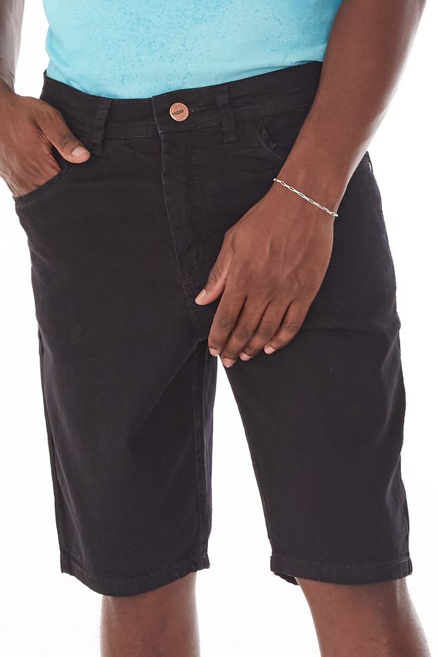 Bermuda-Fatal-Sarja-Color-Slim-Preta