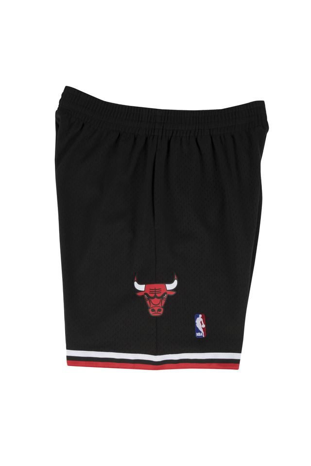 Shorts-Mitchell---Ness-Swingman-Chicago-Bulls-Alternate-1997-1998-Preto