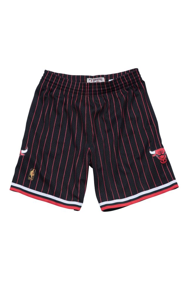 Shorts-Mitchell---Ness-Swingman-Chicago-Bulls-Alternate-1996--1997-Preto