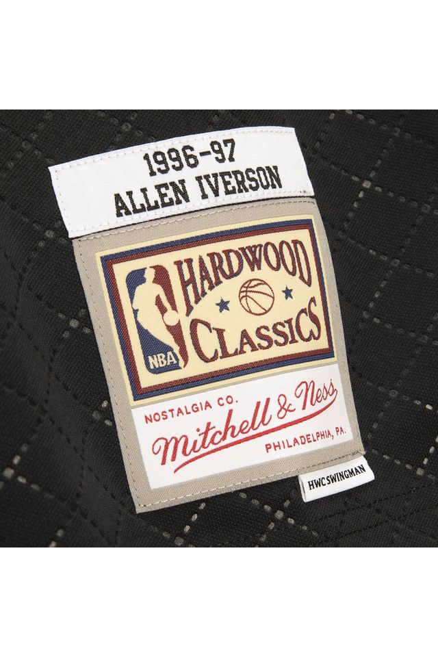 Regata-Mitchell---Ness-Swingman-Jersey-Philadelphia-76ers-1996-1997-Allen-Iverson-Preta