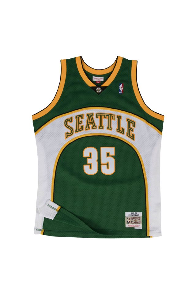 Regata-Mitchell---Ness-Road-Swingman-Jersey-Seattle-SuperSonics-2007-08-Kevin-Durant-Verde Regata-Mitchell---Ness-Road-Swingman-Jersey-Seattle-SuperSonics-2007-08-Kevin-Durant-Verde