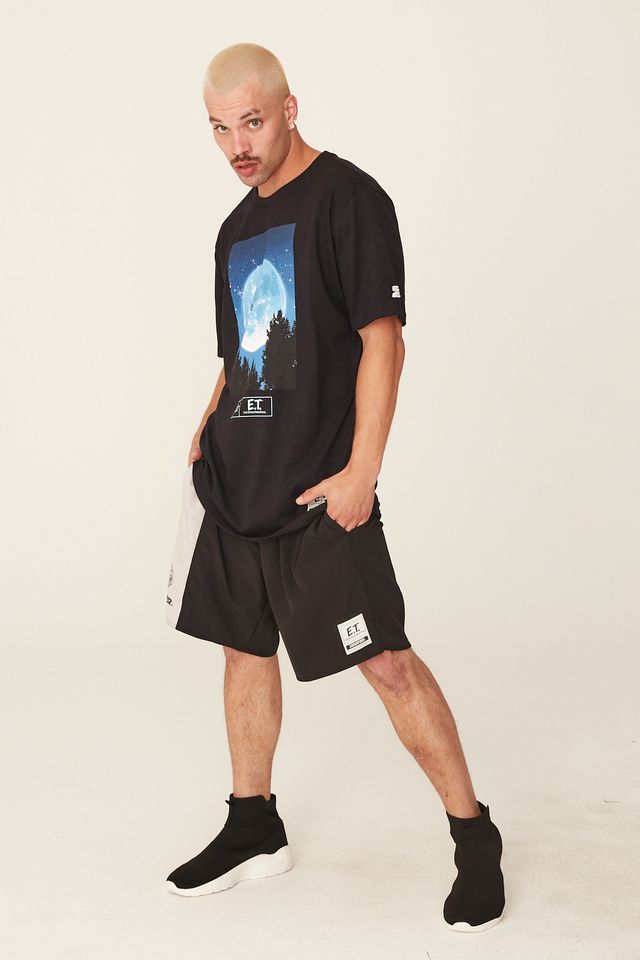 Shorts-Starter-Face-Collab-ET-Preto