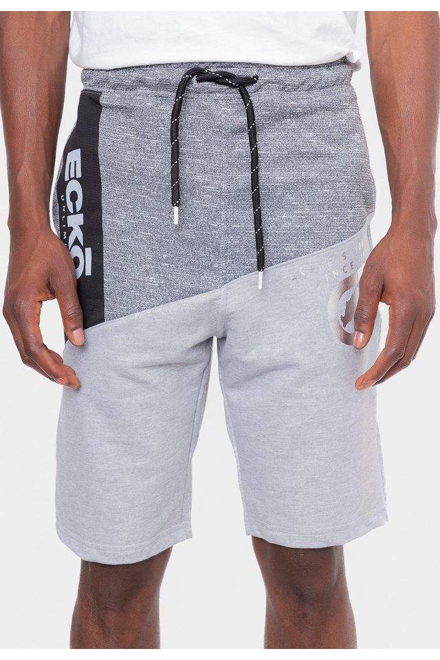 Bermuda-Ecko-Moletom-Foil-Cinza-Mescla