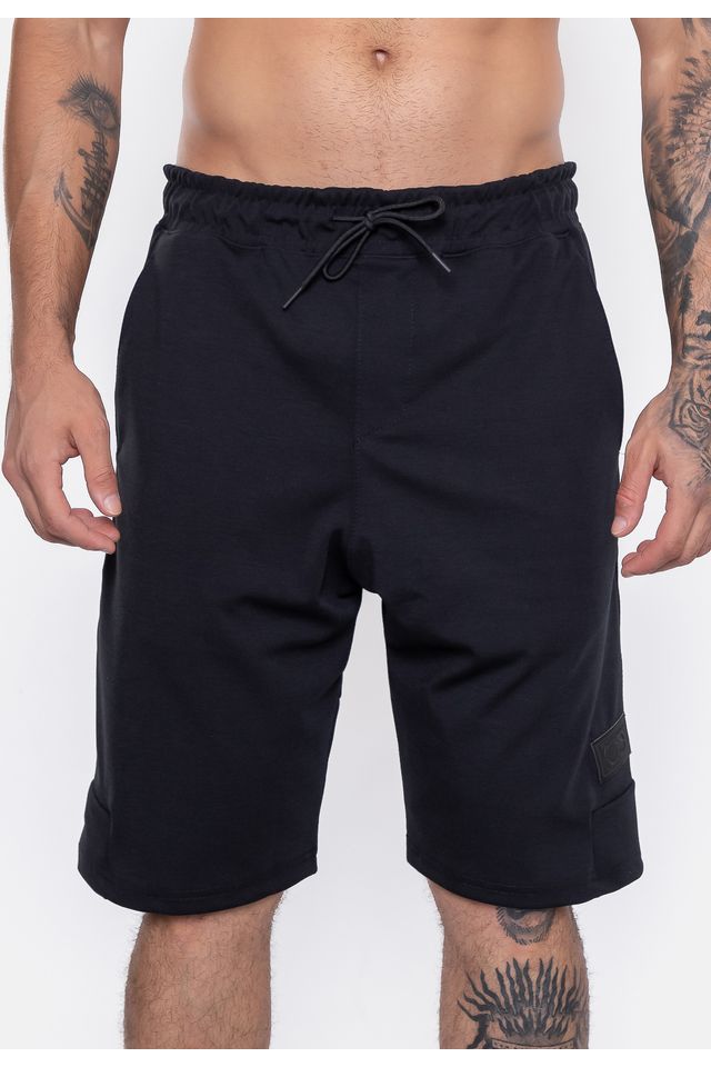 Bermuda-Ecko-Sintetica-Preta Bermuda-Ecko-Sintetica-Preta