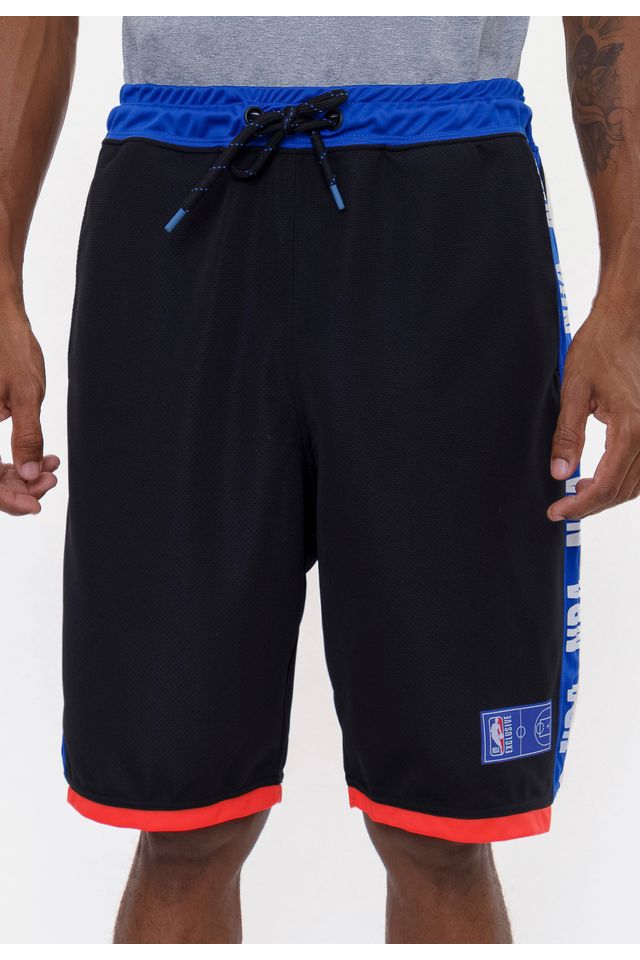 Bermuda-NBA-Sintetica-Wordmark-Preta