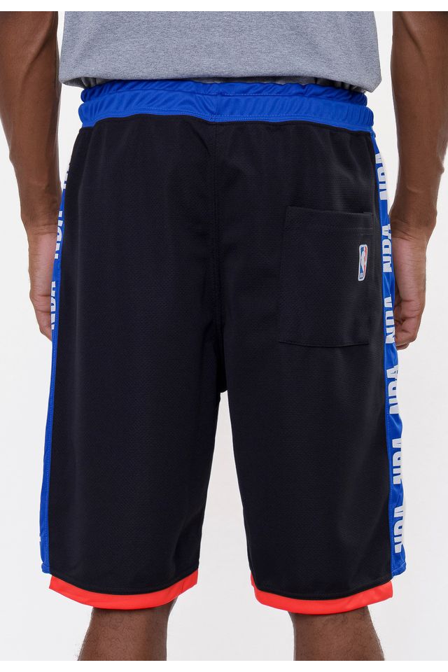 Bermuda-NBA-Sintetica-Wordmark-Preta