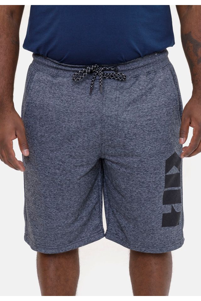 Bermuda-HD-Moletom-Plus-Size-Dream-Preta-Mescla