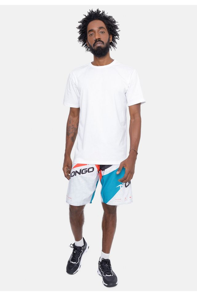 Boardshort-Onbongo-Lord-Preto-Com-Azul