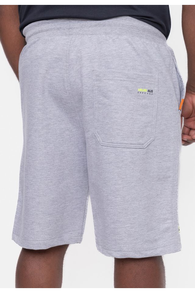 Bermuda-Onbongo-Moletom-Plus-Size-Lion-Cinza-Mescla