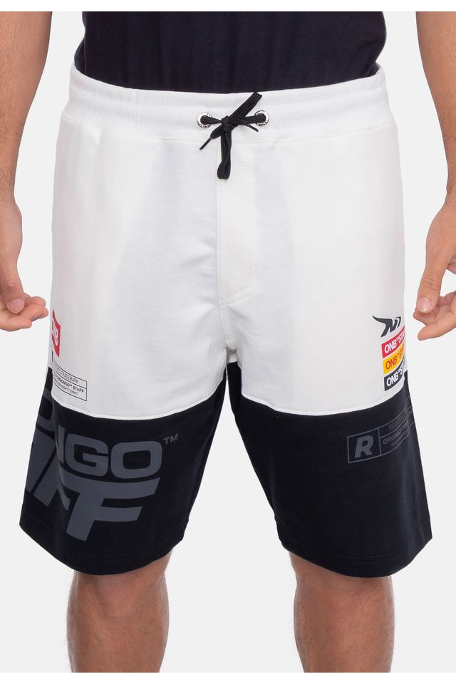 Bermuda-Onbongo-Moletom-Staff-Off-White Bermuda-Onbongo-Moletom-Staff-Off-White