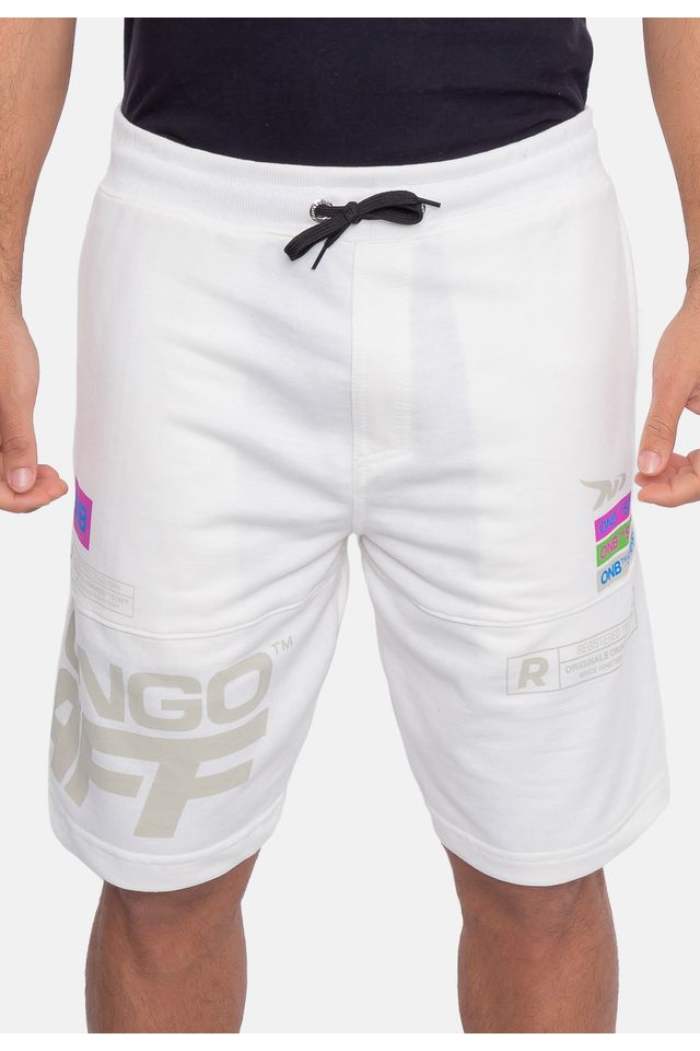 Bermuda-Onbongo-Moletom-Staff-Off-White Bermuda-Onbongo-Moletom-Staff-Off-White