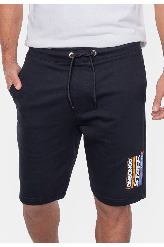 Bermuda-Onbongo-Moletom-Preta-Pura Bermuda-Onbongo-Moletom-Preta-Pura