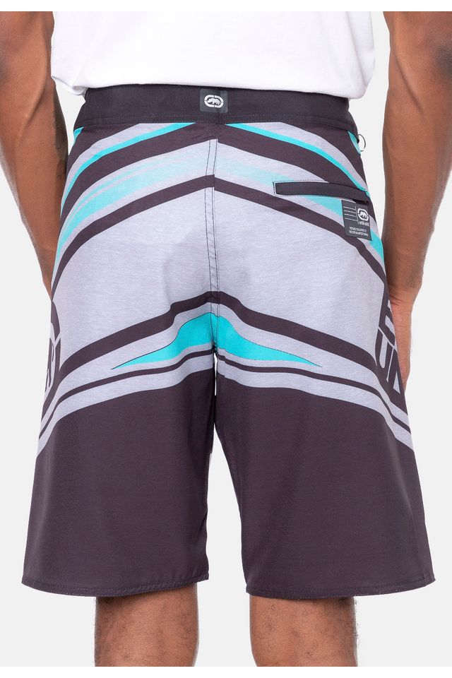 Boardshort-Ecko-Rain-Preto-e-Verde