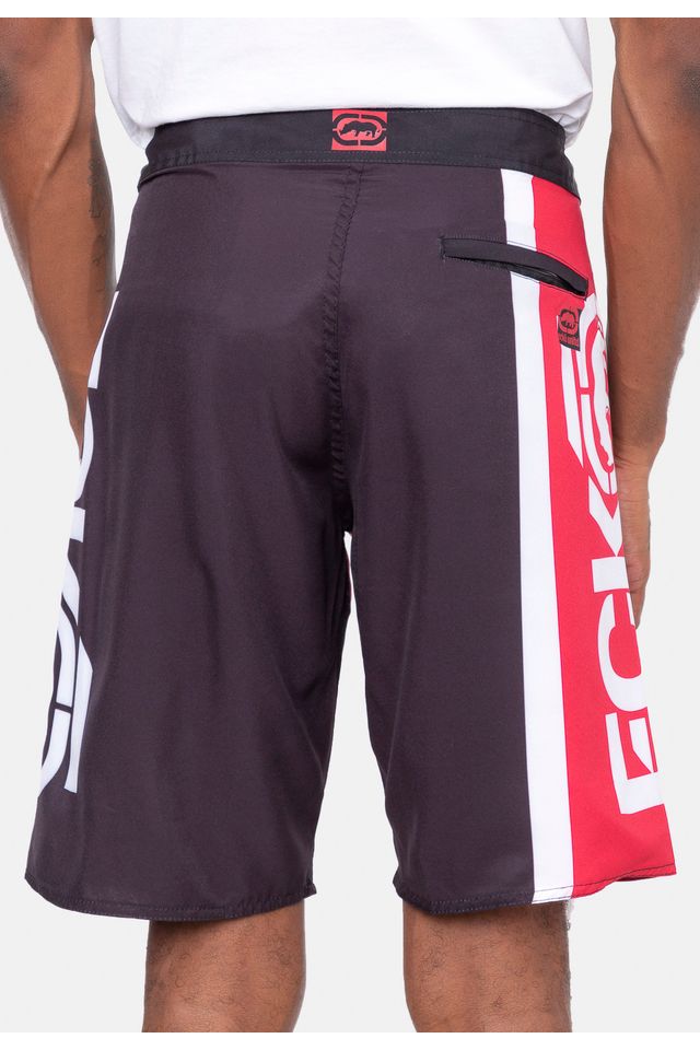 Boardshort-Ecko-Hit-Preto-e-Vermelho