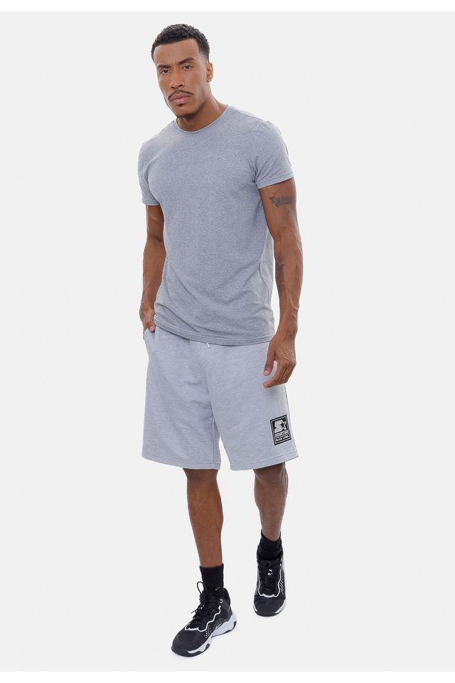 Bermuda-Starter-Moletom-Over-Cinza-Mescla