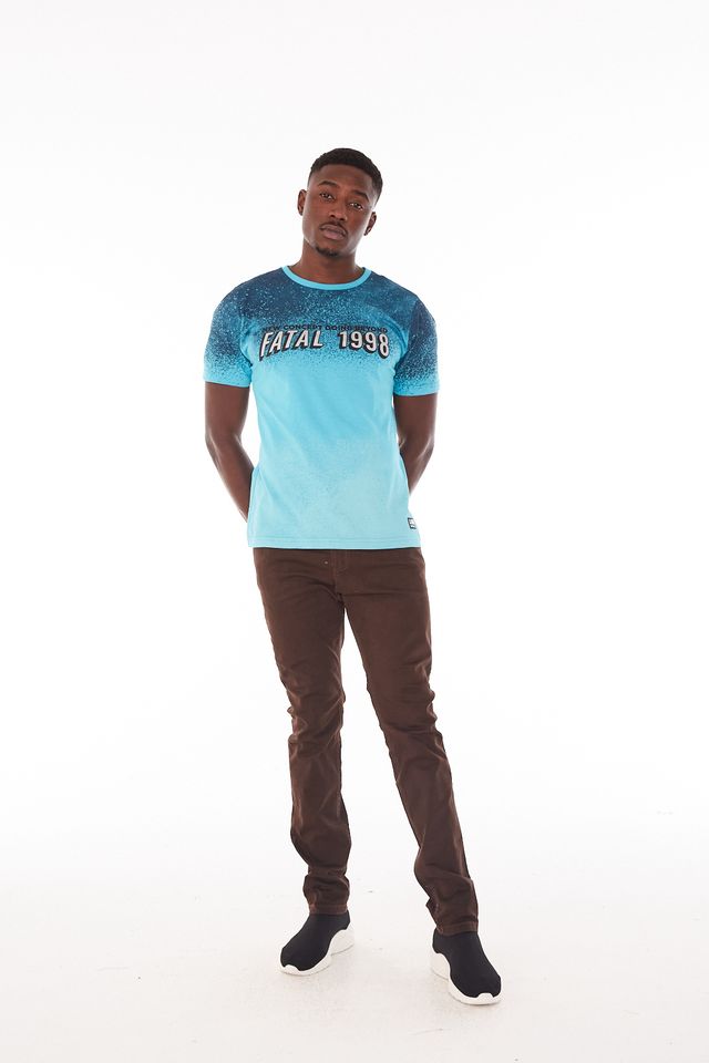 Calca-Fatal-Sarja-Color-Slim-Marrom