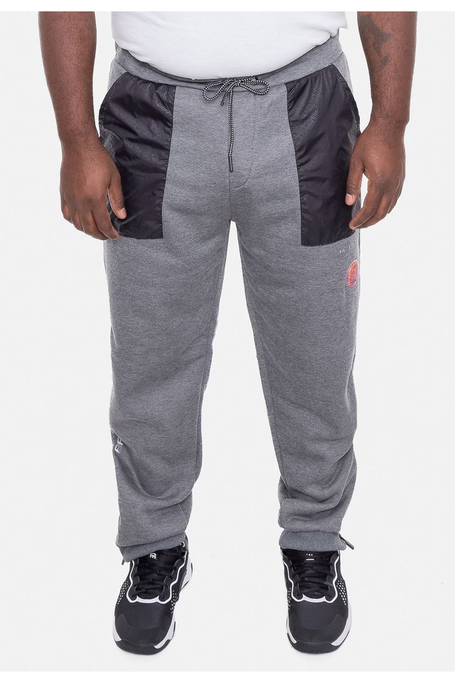 Calca-Fatal-Plus-Size-Moletom-Preta-Mescla Calca-Fatal-Plus-Size-Moletom-Preta-Mescla