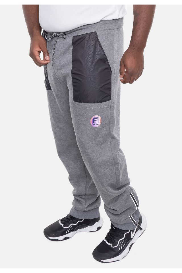 Calca-Fatal-Plus-Size-Moletom-Preta-Mescla