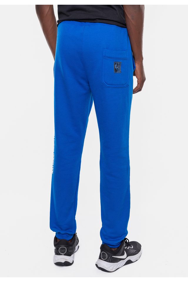 Calca-NBA-Moletom-Masculina-Mescla-Azul