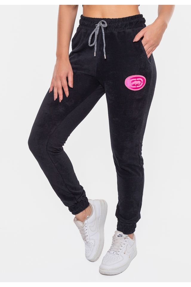 Calca-Ecko-Moletom-Zip-Preta