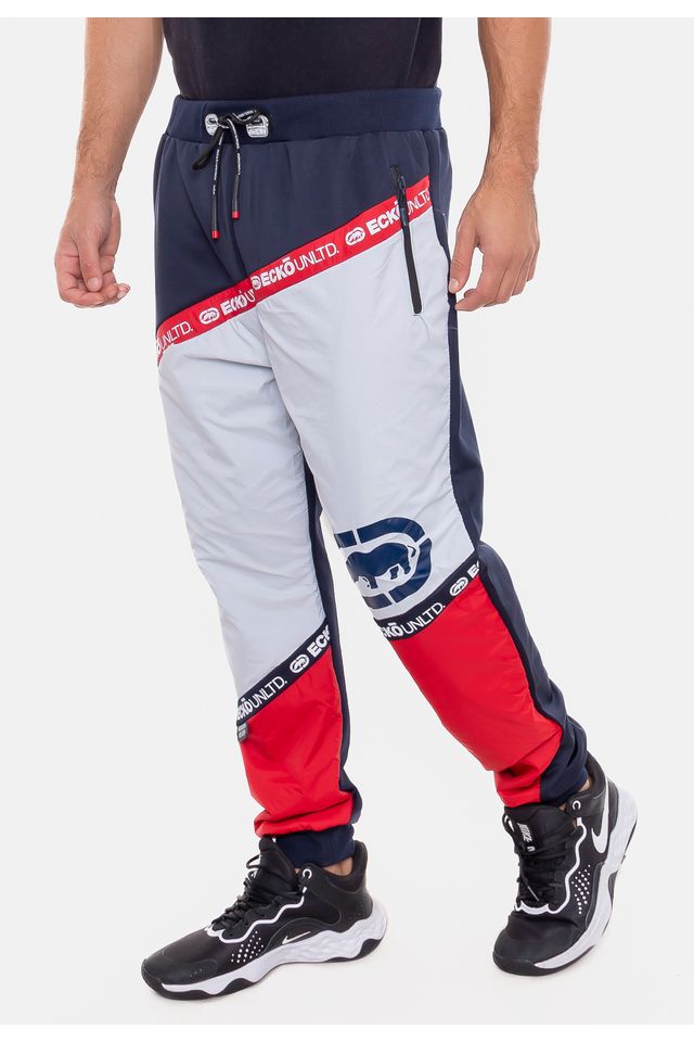 Calca-Ecko-Sintetica-Azul-Marinho