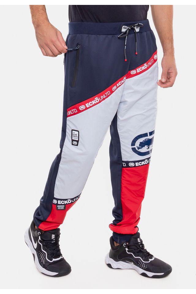 Calca-Ecko-Sintetica-Azul-Marinho