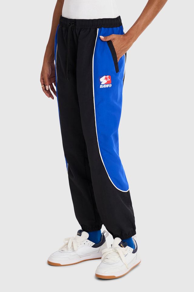 Calca-Starter-Track-Pants-Collab-Baw-x-Preta Calca-Starter-Track-Pants-Collab-Baw-x-Preta