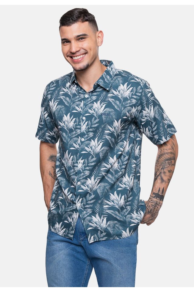 Camisa-Fatal-Viscose-Azul