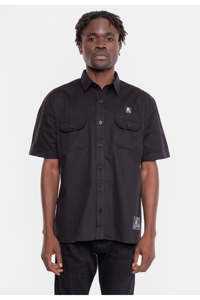 Camisa-Starter-Logo-Seal-Preta