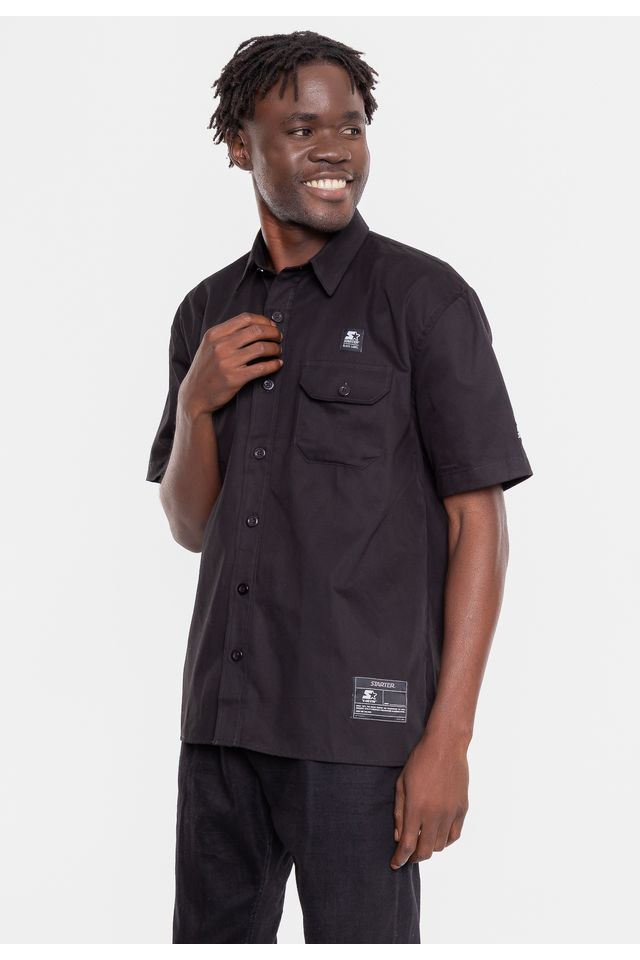 Camisa-Starter-Logo-Seal-Preta