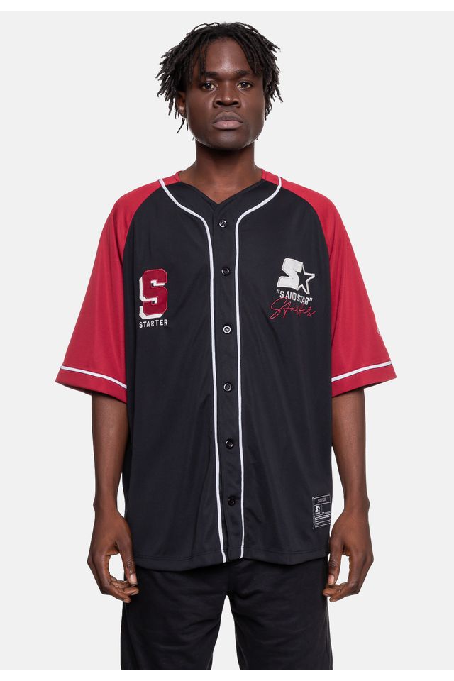 Camisa-Starter-Baseball-Preta