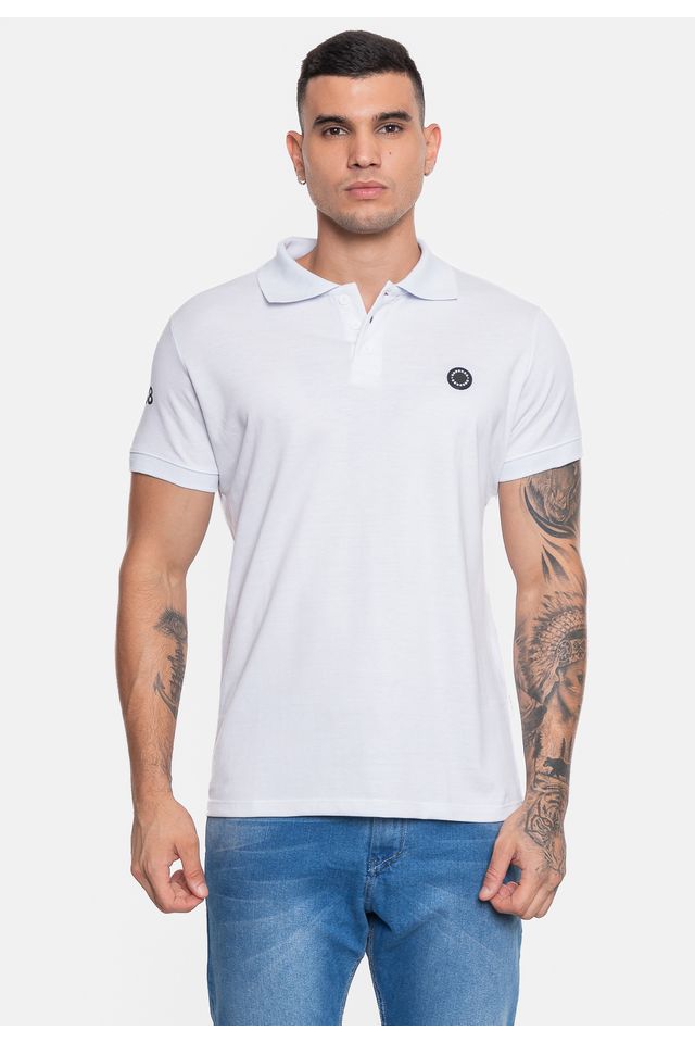 Camisa-Polo-Onbongo-Piquet-Sign-Branca