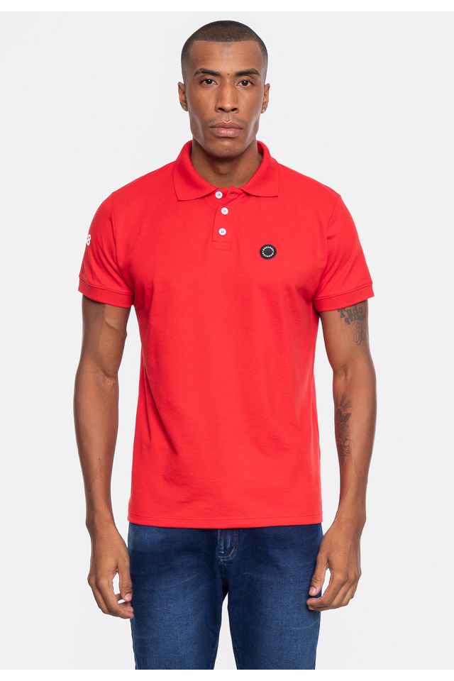 Camisa-Polo-Onbongo-Piquet-Masculina-Sign-Vermelha Camisa-Polo-Onbongo-Piquet-Masculina-Sign-Vermelha