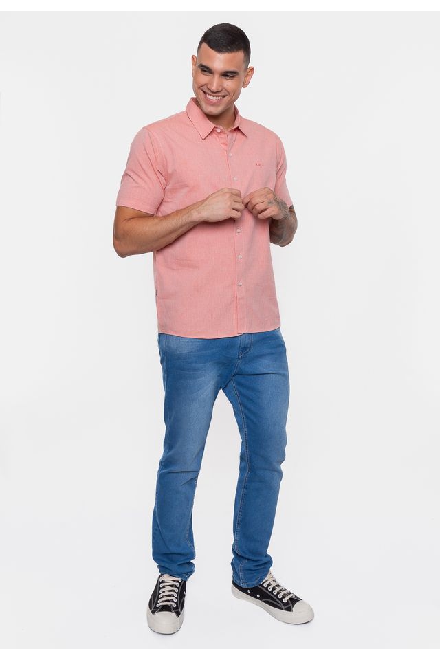 Camisa-HD-Linho-Color-Vermelha-Mescla