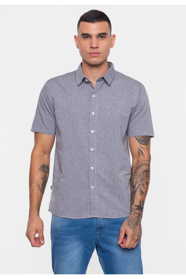 Camisa-HD-Linho-Color-Preta-Mescla Camisa-HD-Linho-Color-Preta-Mescla