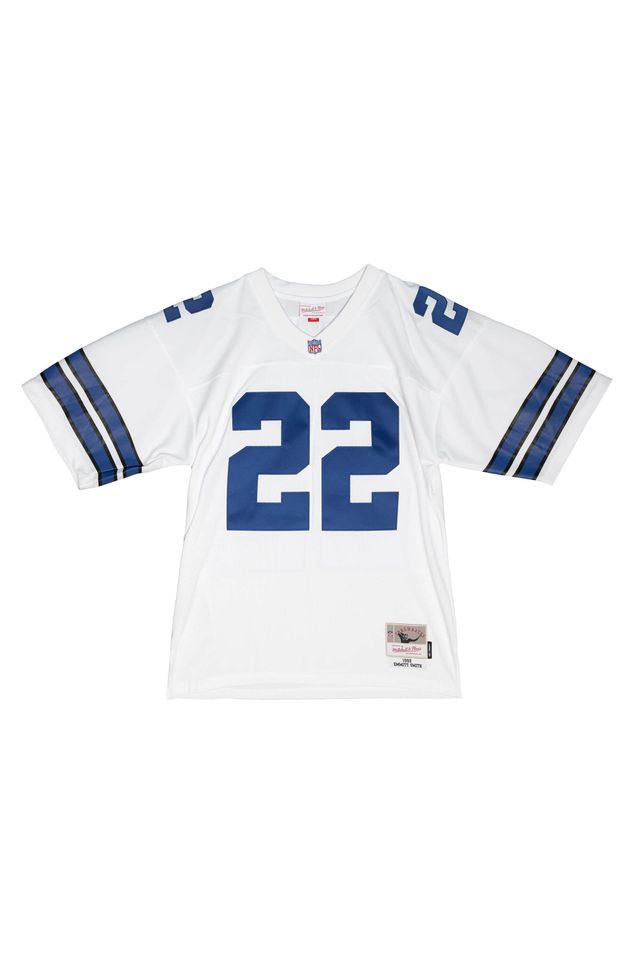 Camisa-Mitchell---Ness-NFL-Legacy-Emmitt-Smith-Dallas-Cowboys-1992-Jersey-Branca