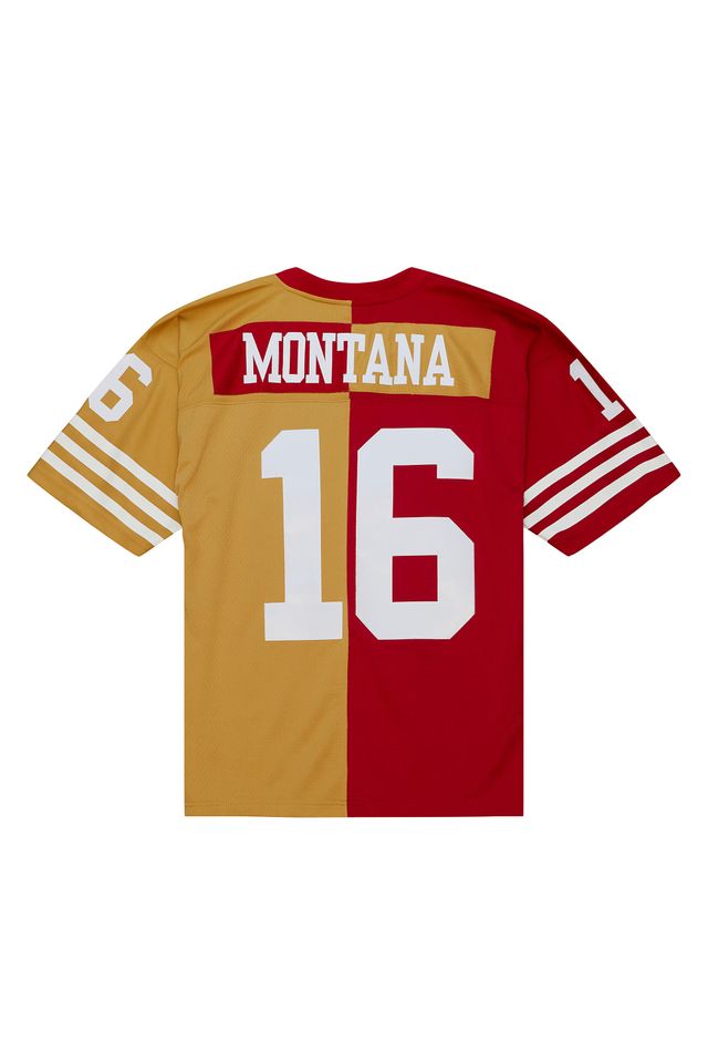 Camisa-Mitchell---Ness-NFL-Split-Legacy-San-Francisco-49ers-1990-Joe-Montana-Vermelha