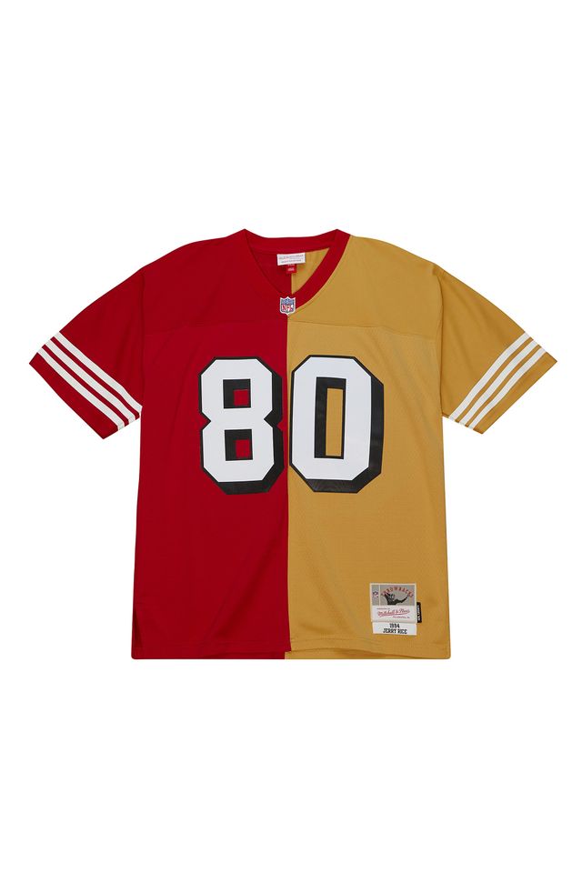 Camisa-Mitchell---Ness-NFL-Split-Legacy-San-Francisco-49ers-1994-Jerry-Rice-Vermelha Camisa-Mitchell---Ness-NFL-Split-Legacy-San-Francisco-49ers-1994-Jerry-Rice-Vermelha