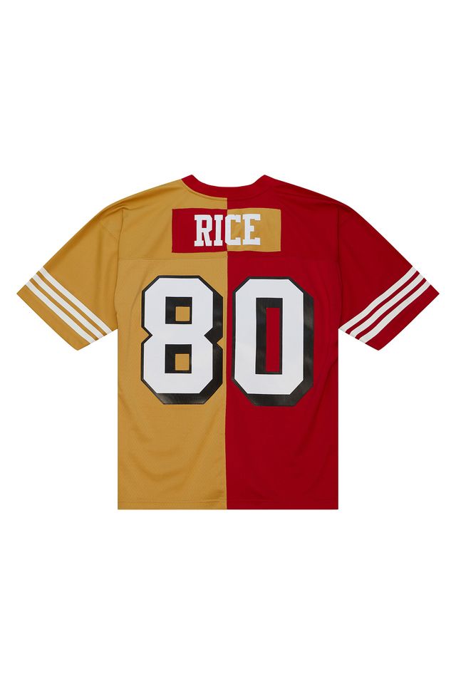 Camisa-Mitchell---Ness-NFL-Split-Legacy-San-Francisco-49ers-1994-Jerry-Rice-Vermelha