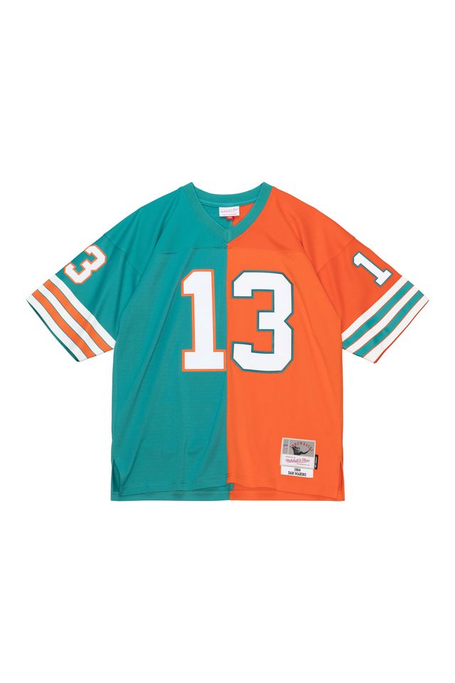 Camisa-Mitchell---Ness-NFL-Legacy-Miami-Dolphins-1984-Dan-Marino-Laranja Camisa-Mitchell---Ness-NFL-Legacy-Miami-Dolphins-1984-Dan-Marino-Laranja