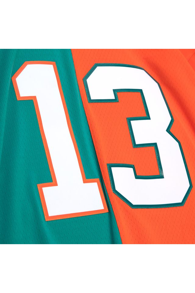 Camisa-Mitchell---Ness-NFL-Legacy-Miami-Dolphins-1984-Dan-Marino-Laranja