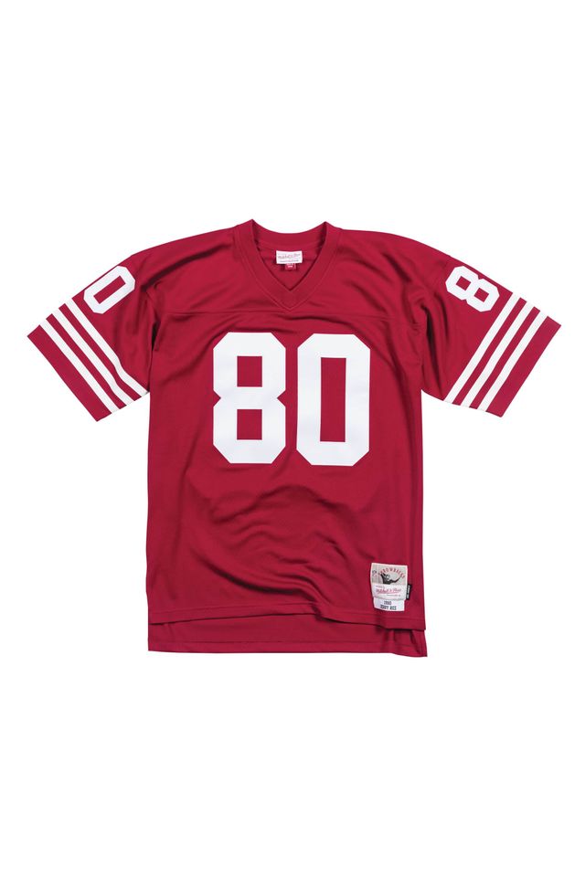 Camisa-Mitchell---Ness-NFL-San-Francisco-49ers-1990-Jerry-Rice-Vermelha Camisa-Mitchell---Ness-NFL-San-Francisco-49ers-1990-Jerry-Rice-Vermelha