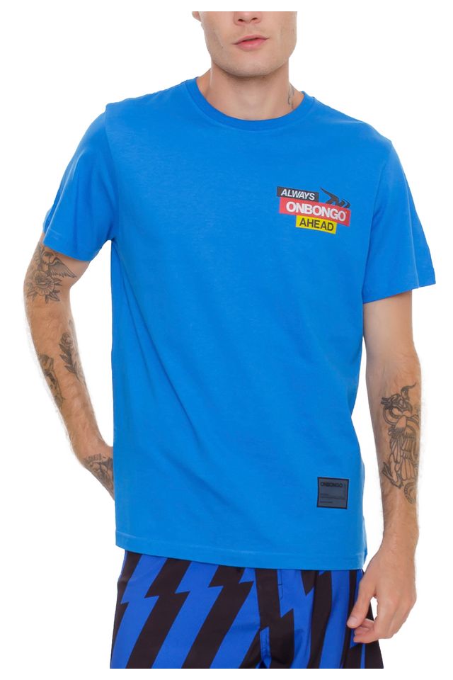 Camiseta-Onbongo-Attack-Azul