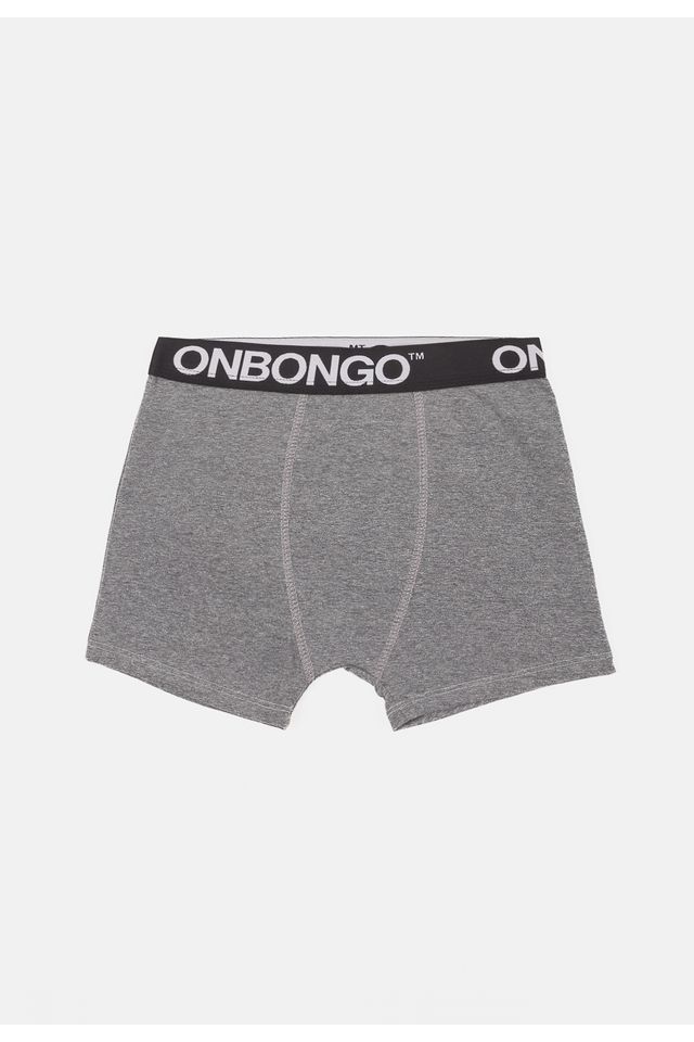 Cueca-Onbongo-Boxer-Lisa-Grafite-Mescla Cueca-Onbongo-Boxer-Lisa-Grafite-Mescla