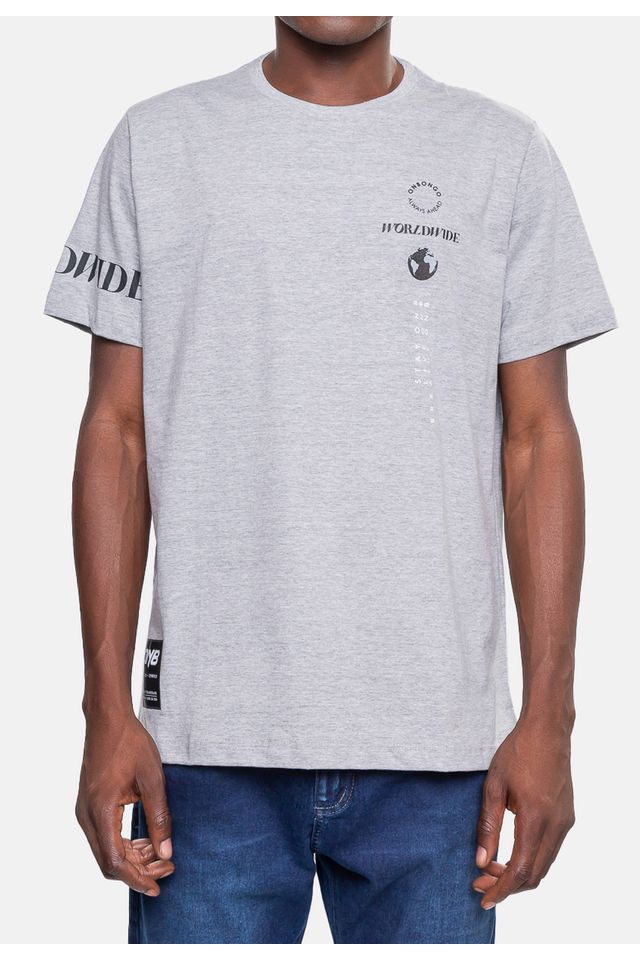 Camiseta-Onbongo-Masculina-Cinza-Mescla