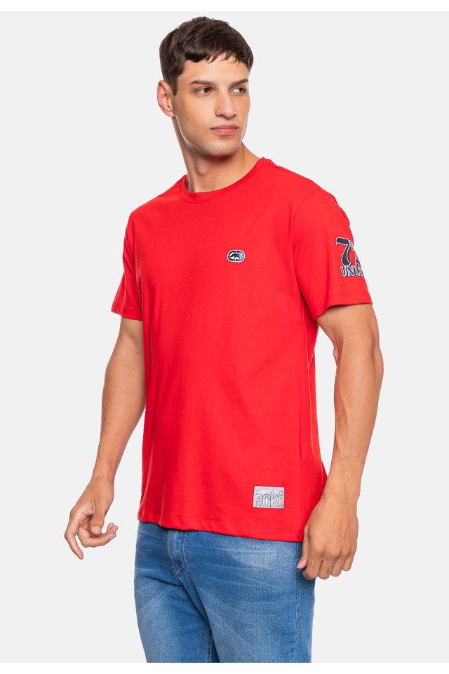 Camiseta-Ecko-Masculina-Luxury-Vermelha