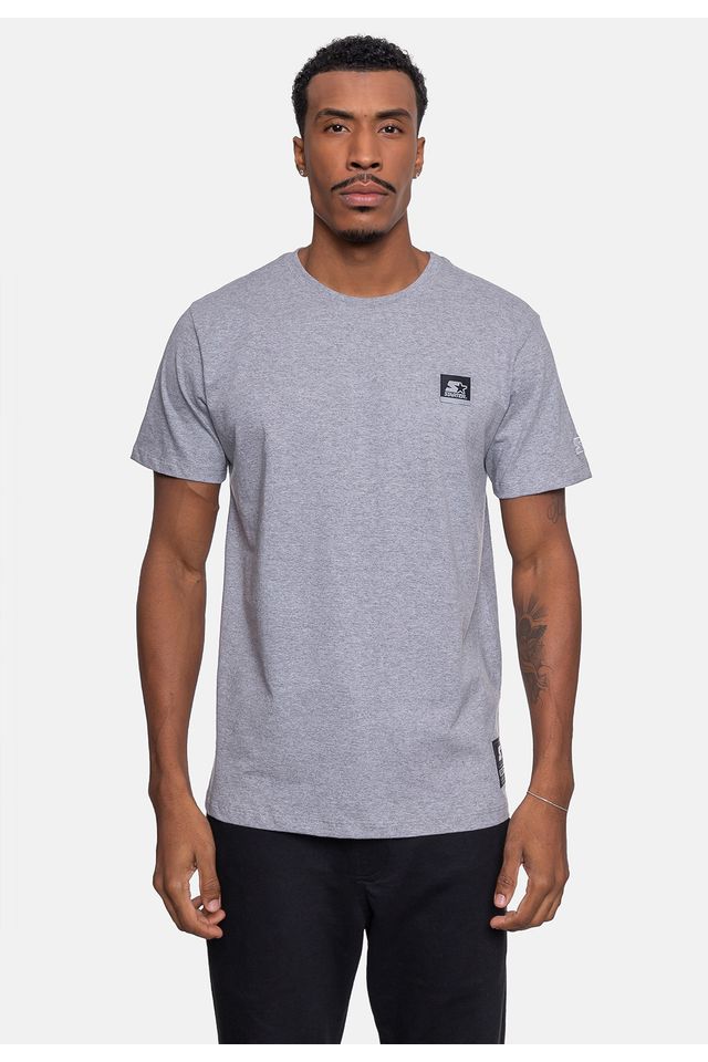 Camiseta-Starter-Estampada-Cinza-Mescla
