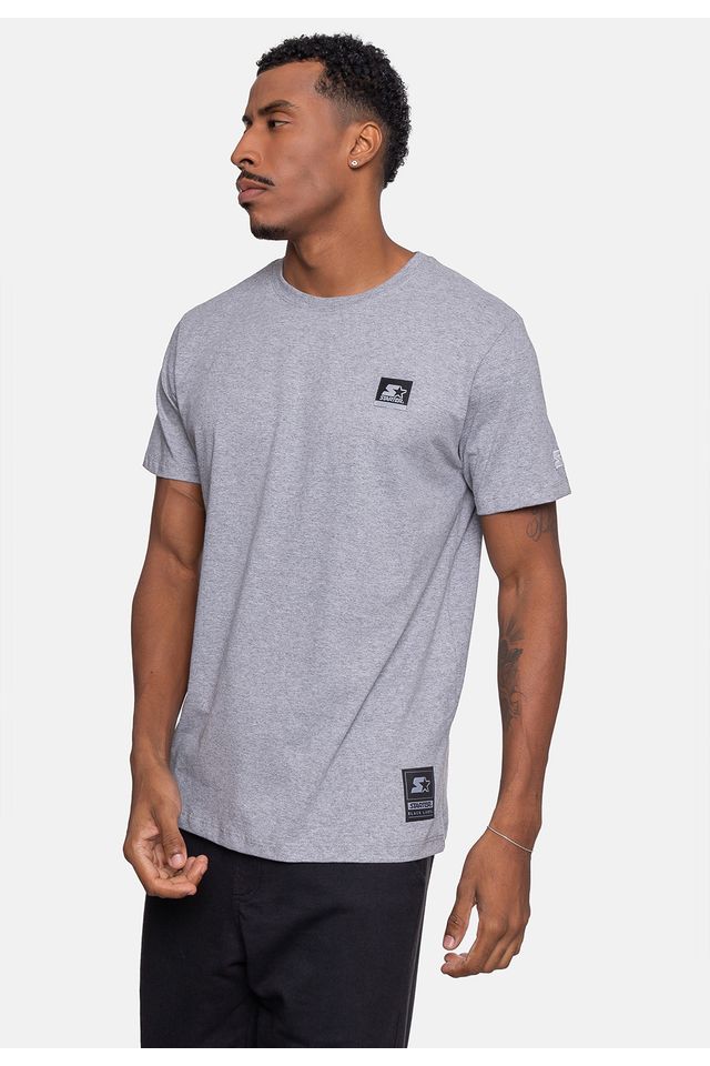 Camiseta-Starter-Estampada-Cinza-Mescla